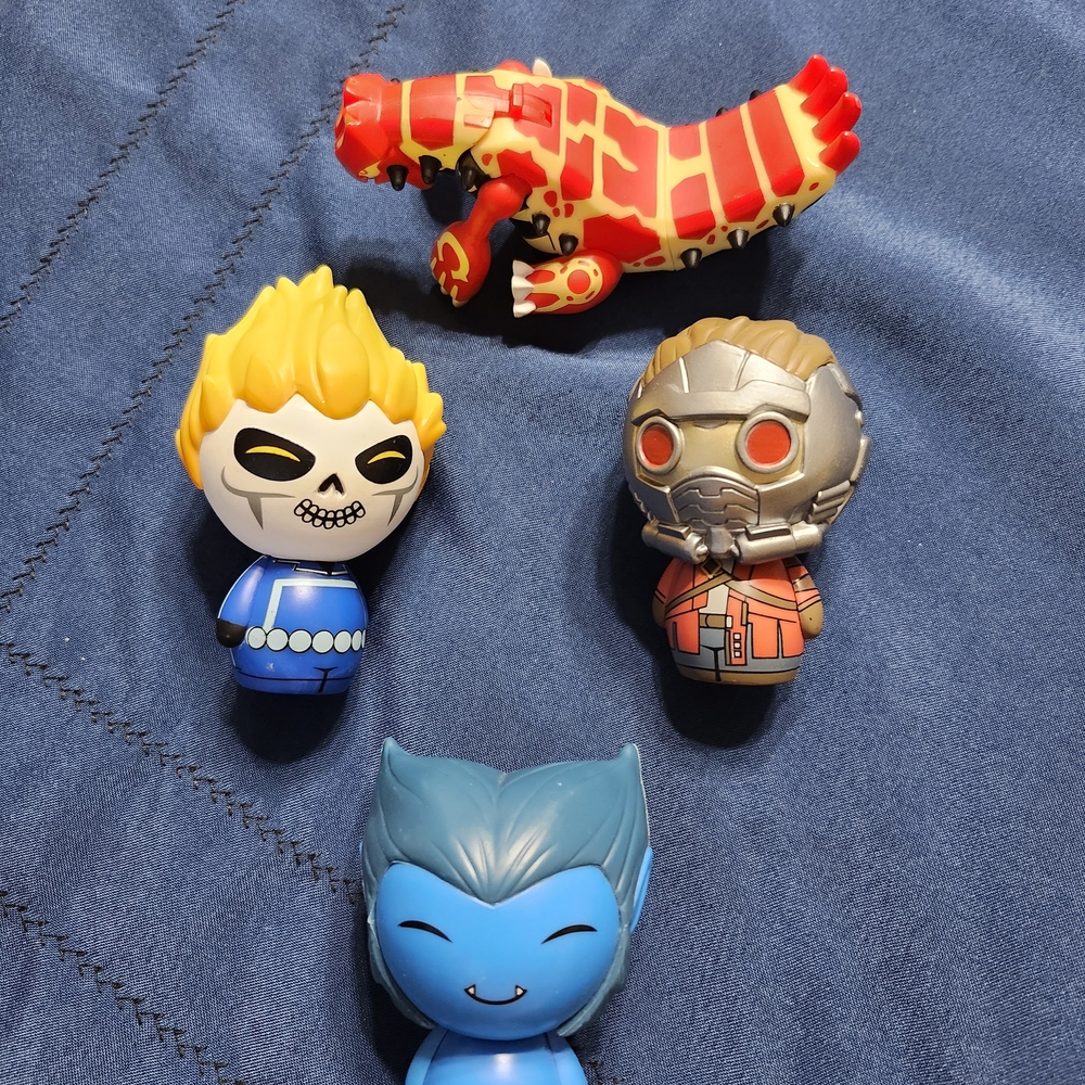 Funko Red and Orange Action Figures Playset
